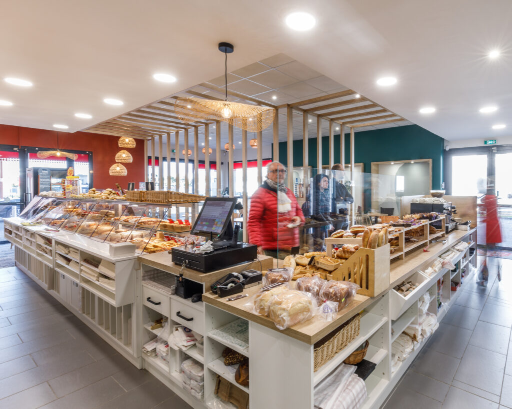 Fermeture arrière de vitrine réfrigérée