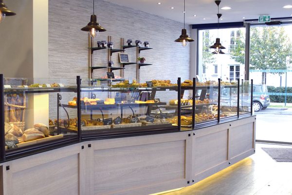 Innovation : vitrine boulangerie 3 niveaux